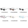Retro Oval Sunglasses for Women Men Protection Small Frame Vintage Sun Glasses for Driving Beach Fashion Streetwear Eyeglasses