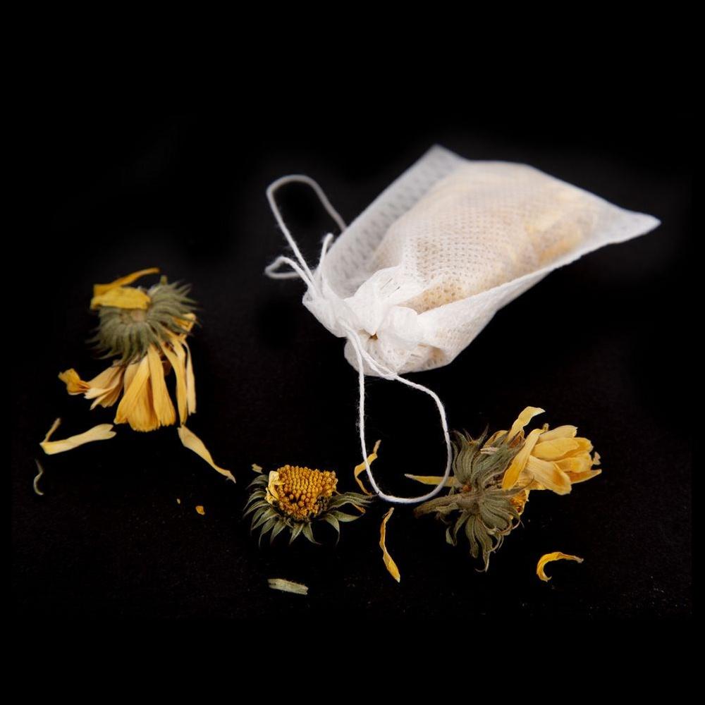Orion Disposable Textile Tea, Coffee, and Herb Brewing Bags Dispenser Box 100-Piece Set 7 x 5.5 cm