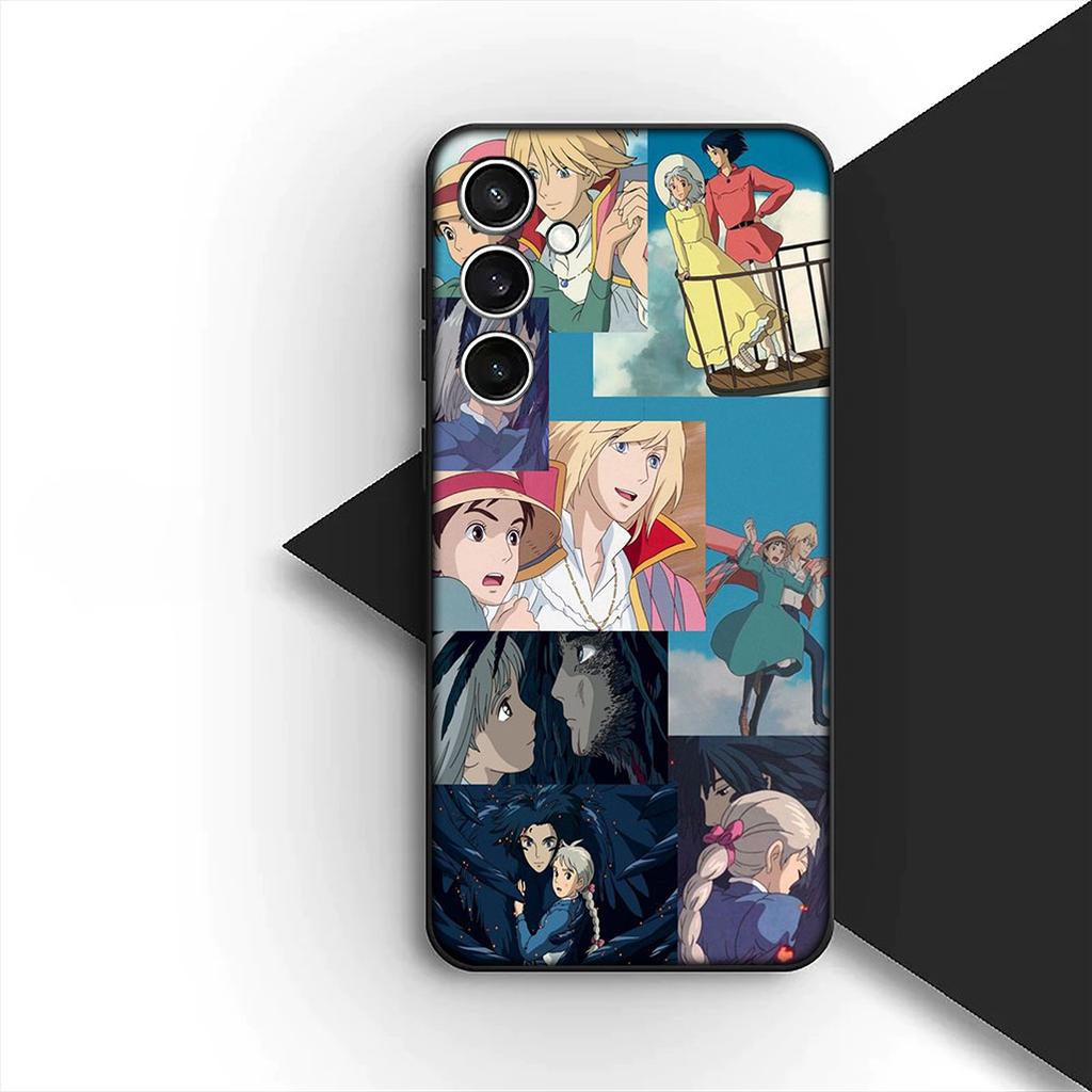 Howls Anime Movings Poster Castles Phone Case for OPPO A80 A18 A16 A40 A17 A15 A38 A78 A79 A54 A57 A12 A60 4G 5G Cover