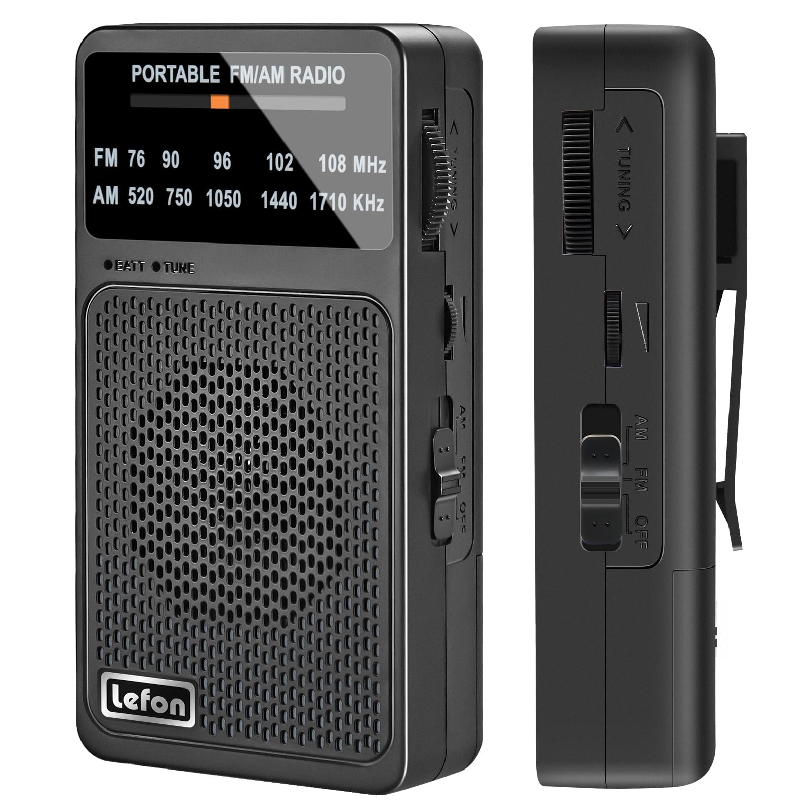 

Lefon Pocket High for Disaster Preparedness and Portable Radio with Wide Battery Easy Japanese Instruction Manual Included Radio, Compact, Portable, чорний
