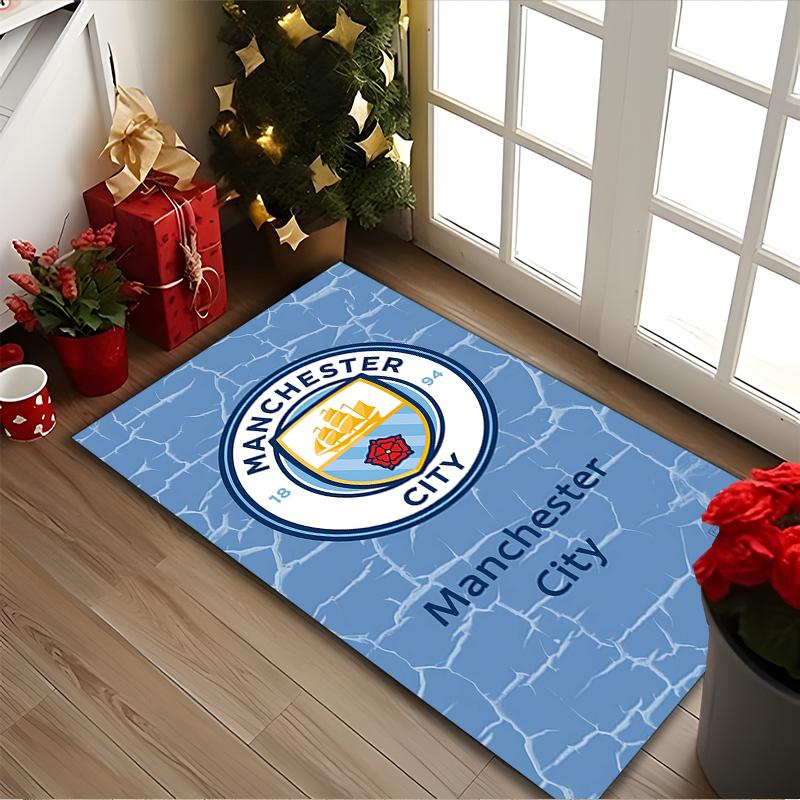 [Manchester United Manchester City Printed Carpet] Non-slip Office Rug, Cozy Area Carprt for Living Room Use, Soft Home Sofa Chair Mat