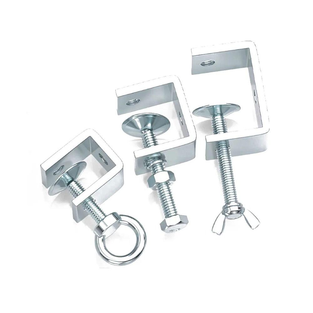 1 ks Více tvarů hlavy U svorka Otevřená výška 20-130MM Pozinkovaná uhlíková ocel C-typ svorka Zesílené pevné příslušenství