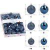 Festive Glitter Christmas Balls Set: 44 PCS, 3/4/5cm, in Colorful Box - Perfect for Tree Decor & Holiday Atmosphere