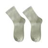Women's 10A Antibacterial No-seam Mid-Calf Socks - Pure Cotton Lycra, Sweat-Wicking, Breathable, Anti-Pilling, Elastic Sports Socks