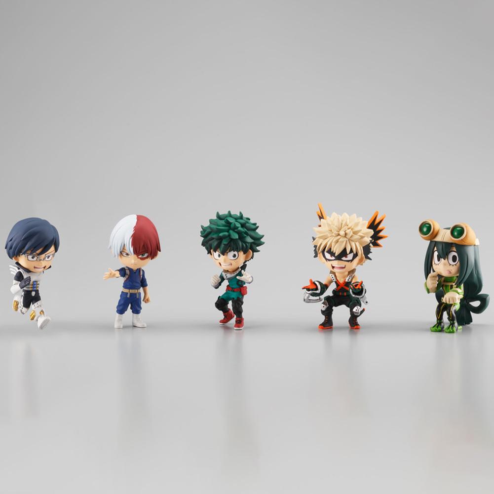 Anime MHA Figures Asui Tsuyu Uraraka Ochako Figure No Hero Figurine Bakugo Katsuki Midoriya Izuku Action Figure Doll Playthings Gifts