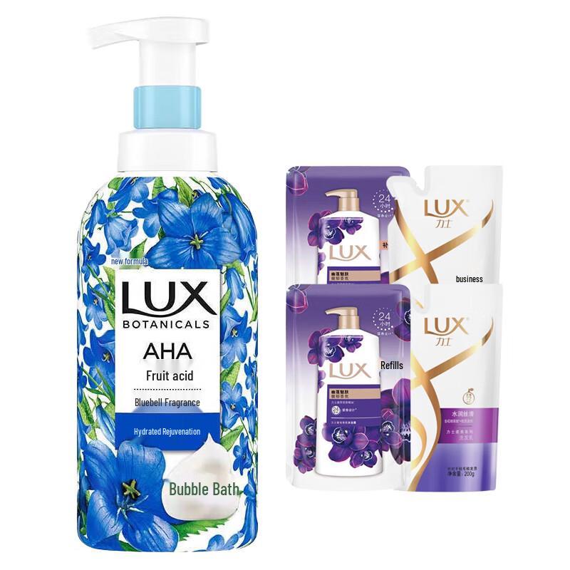 Lux Bluebell Scented Shower & Shampoo Set
