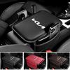 Auto-Armlehnenbox-Matte mit Aufbewahrungstasche Leder-Schutzabdeckungspolster für Stinger RIO Sorento Ceed Sportage Forte Niro Soul
