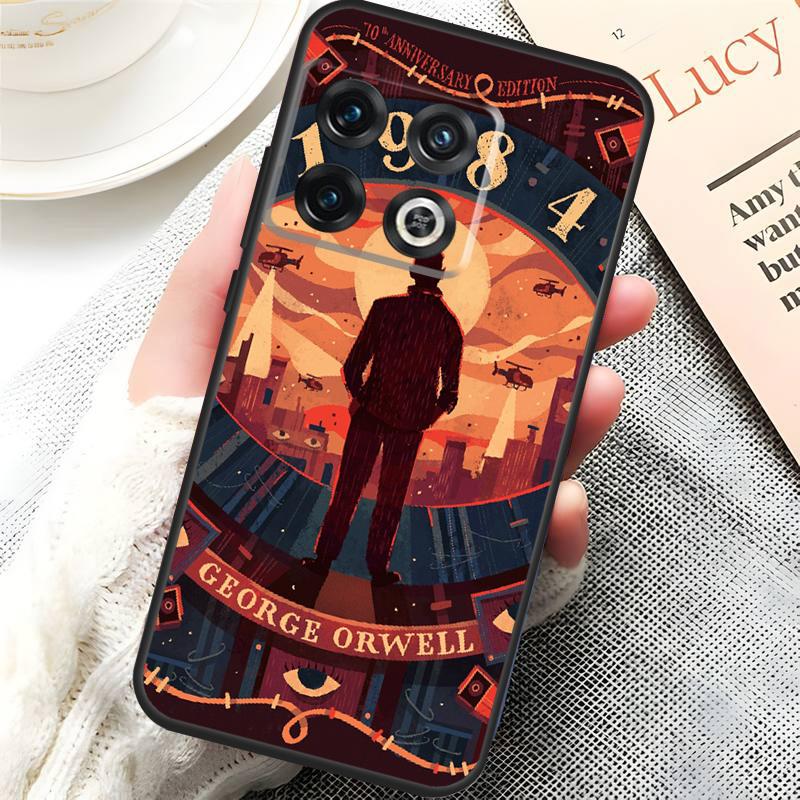 

1984 George Orwell Book Novel Cover For OnePlus 15 13 13R 13T 12 12R 10T 11 10 Pro OnePlus Nord 5 CE 4 3 Lite N20 N30 Case OnePlus 12R