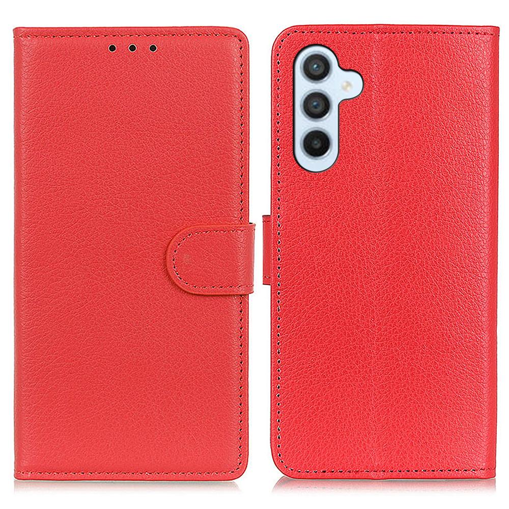 For Samsung Galaxy A37 5G Wallet Case PU Leather Phone Cover Litchi Texture
