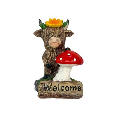 Spring/Summer Series, Cattle Garden Courtyard Outdoor Flower Resin Crafts Decorative Ornaments