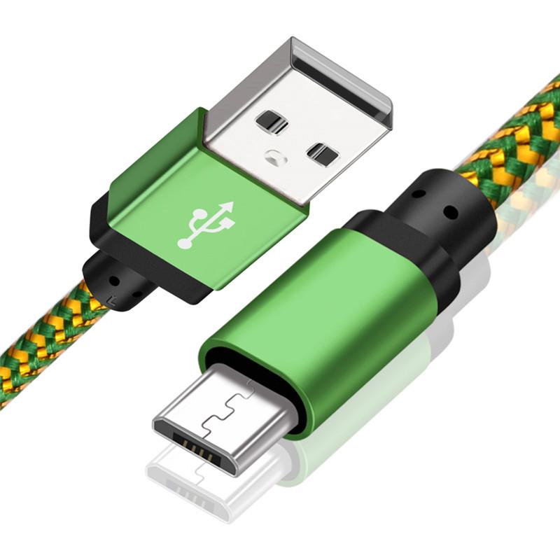 Cable Micro USB 1m 2m 3m Cable de datos USB de carga rápida para Samsung S6 S7 Xiaomi 4X LG Tablet Android teléfono móvil carga USB
