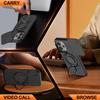 Sliding Camera Lens Cover Armor Phone Case For VIVO V70 V2538 V70Elite V2548 Metal Ring Stand TPU Frame Plastic Shockproof Shell