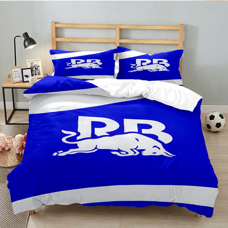 3PCS Bulls Bedding Set Printed Duvet Cover Closure Includes 1 Duvet Cover & 2 Pillowcases for All Seasons Bedroom Decor