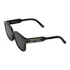 Logo Acetate Irregular Sunglasses Women Sunglasses Black NSGTS7FXR-10A0