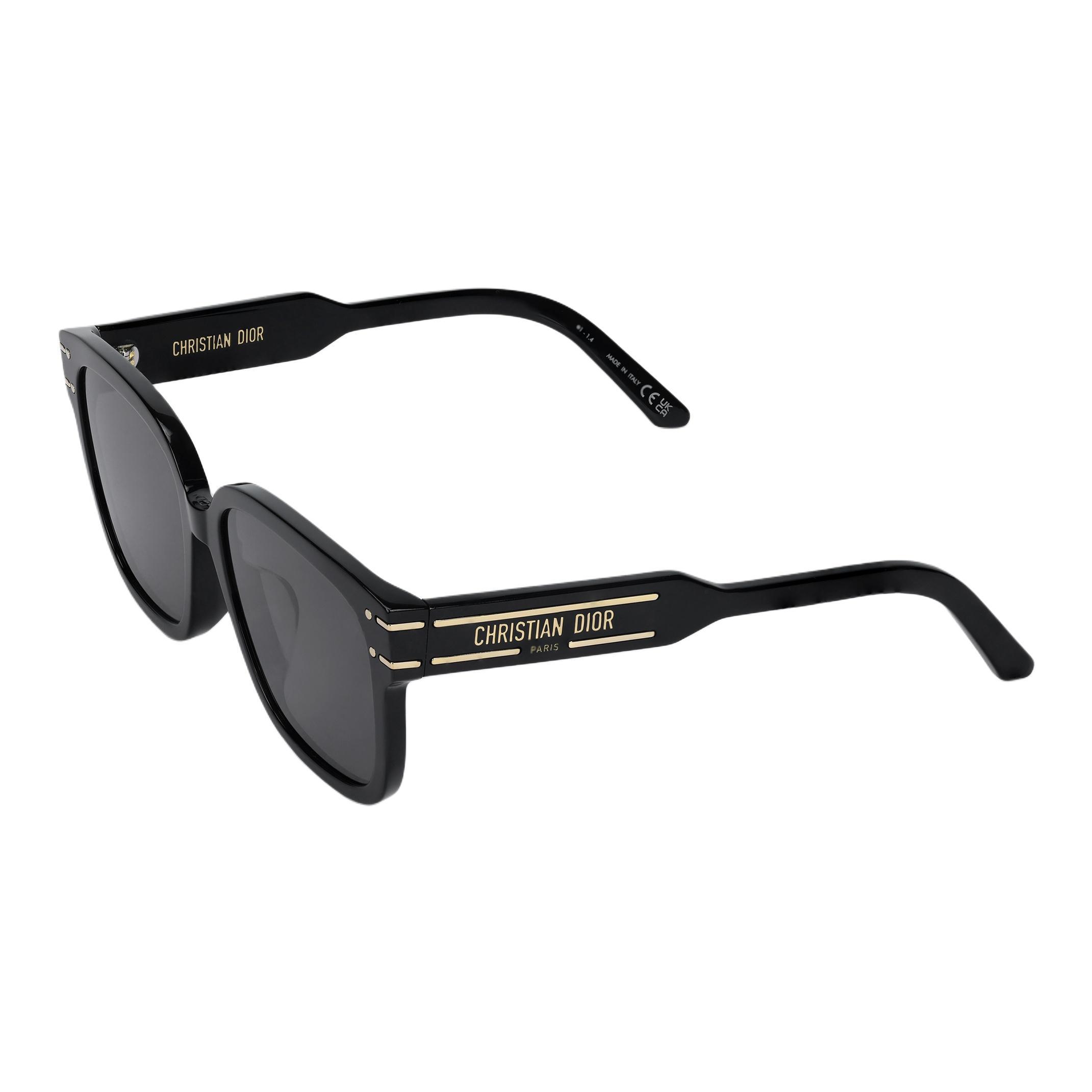 

Dior Logo Acetate Irregular Sunglasses Women sunglasses Black NSGTS7FXR-10A0 Basic Packaging-Eyeglass Case+Box