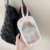 PVC Animal Shape Mini Backpack With Detachable Keychain For Doll Display Travel Accessories Organization