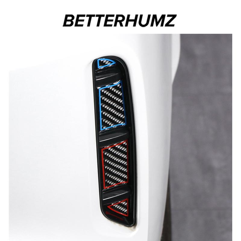 For BMW X3 G01 X3 G08 2017-2024 Carbon Fiber Rear Front Bumper Lip Sticker Strip Trim Car Exterior Tuning Protector Accessories