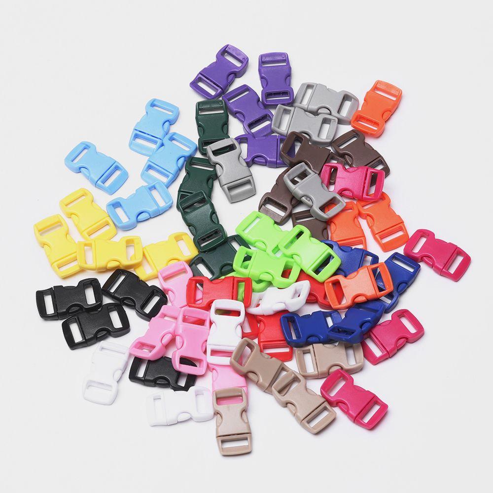 Plastic 10mm Parachute Dog Collar 3/8" Outdoor Camp Webbing Strap Paracord Side Release Buckle