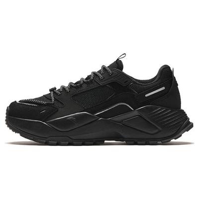 Star River Cushioning Abrasion Resistant Cushioning, Wear Resistant Low Top Chunky Sneakers Men's Black 912418848-1