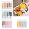 Plastic Salad Dressing Containers for Lunch Boxes Leakproof and Portable Sauce Bottles Safe Food Storage Containers