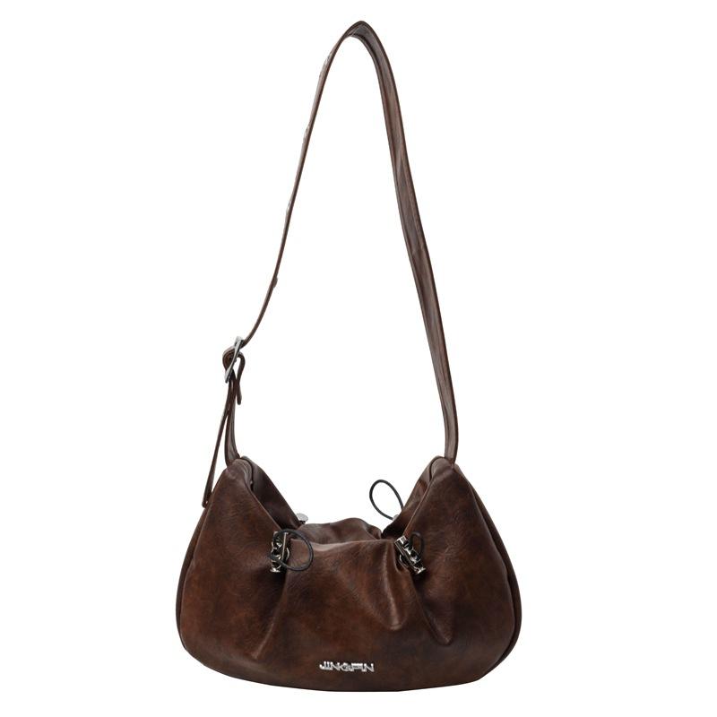 

Жіноча плісирована сумка через плече Hobos коричневий