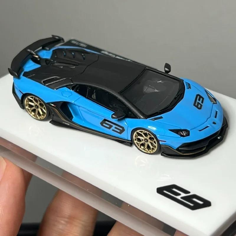 Tardis 1/64 Aventador 750SV Miura SVJ Resin Car Toy Die Casting Metal Model Series Boy Christmas Gift