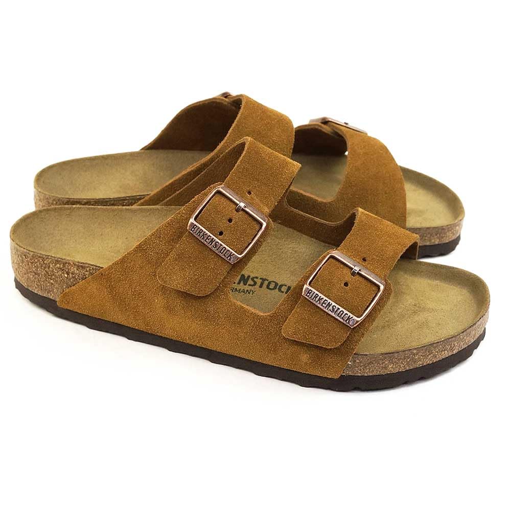 BIRKENSTOCK Arizona Suede Leather Sports Casual Sandals Regular Fit 24FW 1027082 MINK EU44 28.5