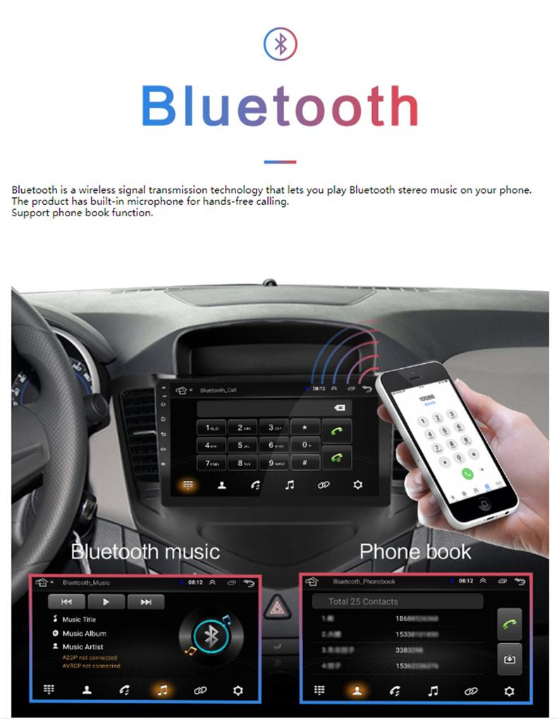 9'' Android Car Stereo Radio GPS WIFI For Chevrolet Cruze 2009-2014 With Canbus