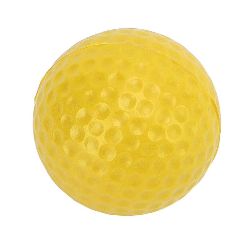 42.5mm PU Foam Golf Balls Strong Flexibility Outdoor Golf Practice Ball for Sports FitnessYellow