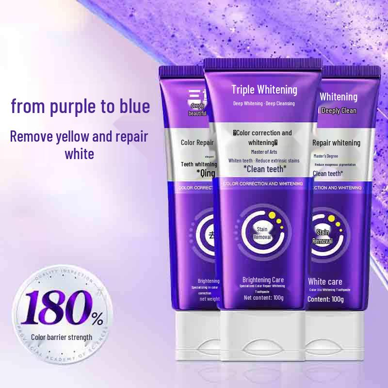 Color Repair Purifying Toothpaste with Deep Cleaning & Fresh Breath Beads