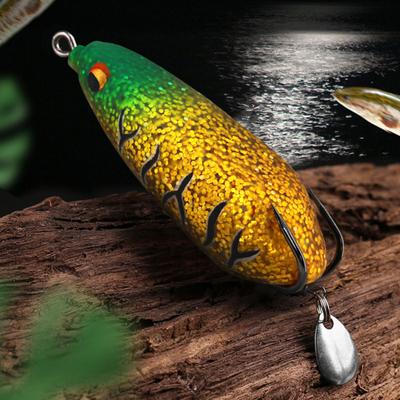 MUQZI Sportzubehör, 86 mm, exquisite Froschköder, glatte Oberfläche, Mini-Scharfhaken