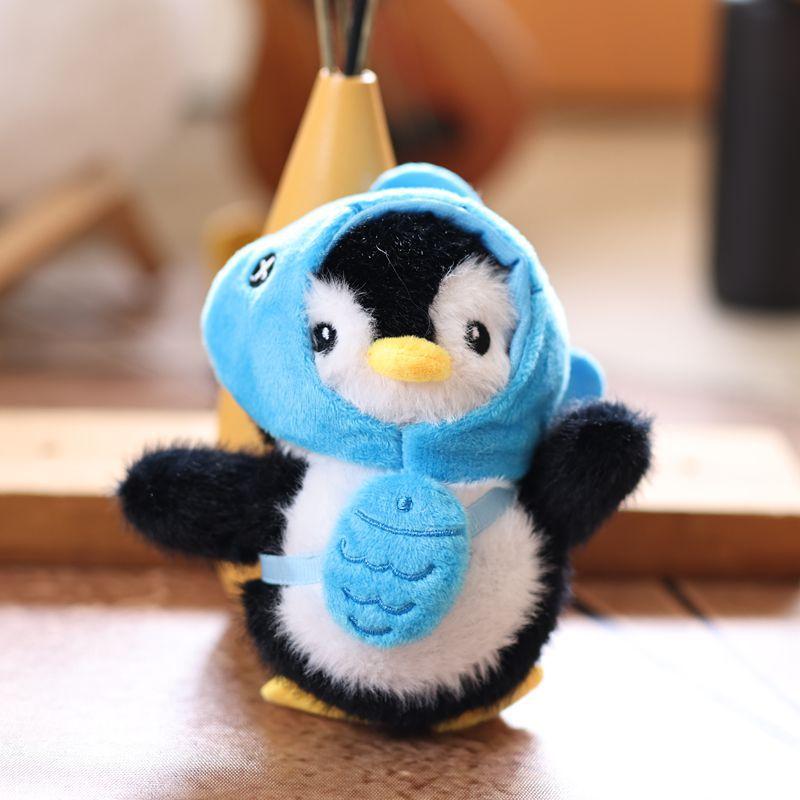 Fruit Dress Penguin Up Plush Toy Cartoon Keychain Backpack Pendant Holiday Gift