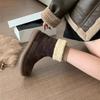 Casual Comfortable Snow Boots Women Winter Retro Plush Cotton Shoes Simple Warm Short Boots Fashionable Versatile Women Shoes
