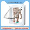 ABS Pet Door for Cats and Dogs - Hole-Free Entry and Exit Kennel Accessory