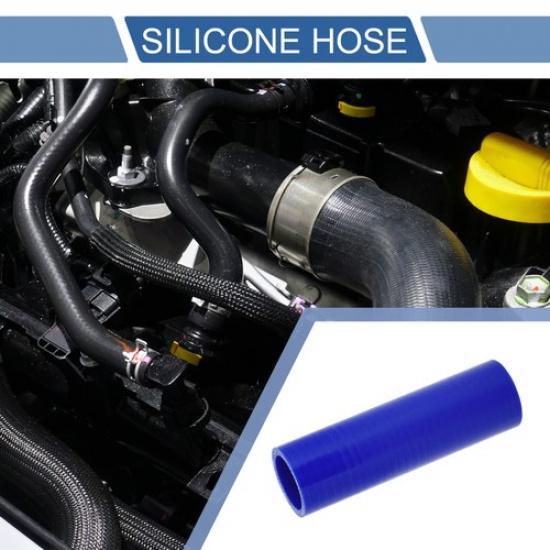 

1 Pcs 30mm 118 ID 127mm 5 Length 0 Degrees Blue Car Silicone Hose