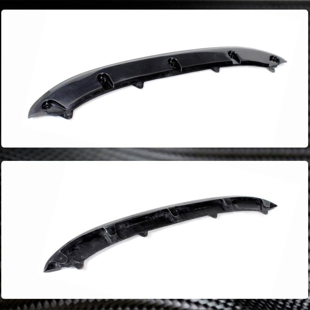 Prelungire bară față Lip V3 (pentru GTI HB 2010-2013, Carbon) pentru Volkswagen Golf 6