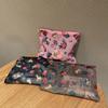 Vintage Japanese Style Cartoon Printing Large Capacity Makeup Storage Bag With Wash Bag Facility Cosmetic Bag For Travel