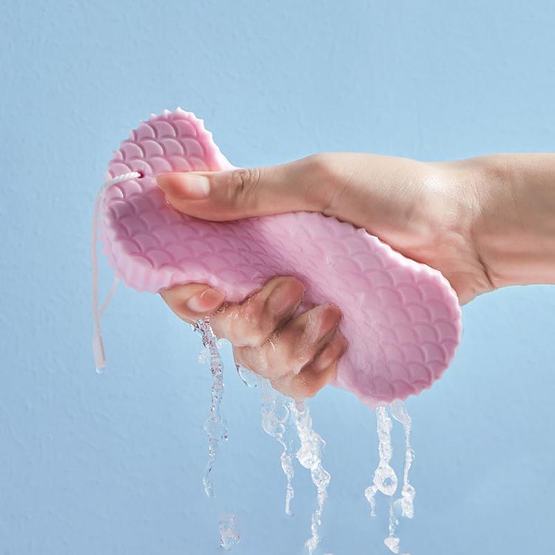 Peeling-Schwamm Weicher Schwamm Duschbürste Körperhaut-Reiniger Entferner für abgestorbene Haut