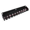 Lockable Pry Bar Holder Wall Mount Storage Organizer for Workshop Shed Home Garage Holds 10 13 Tools