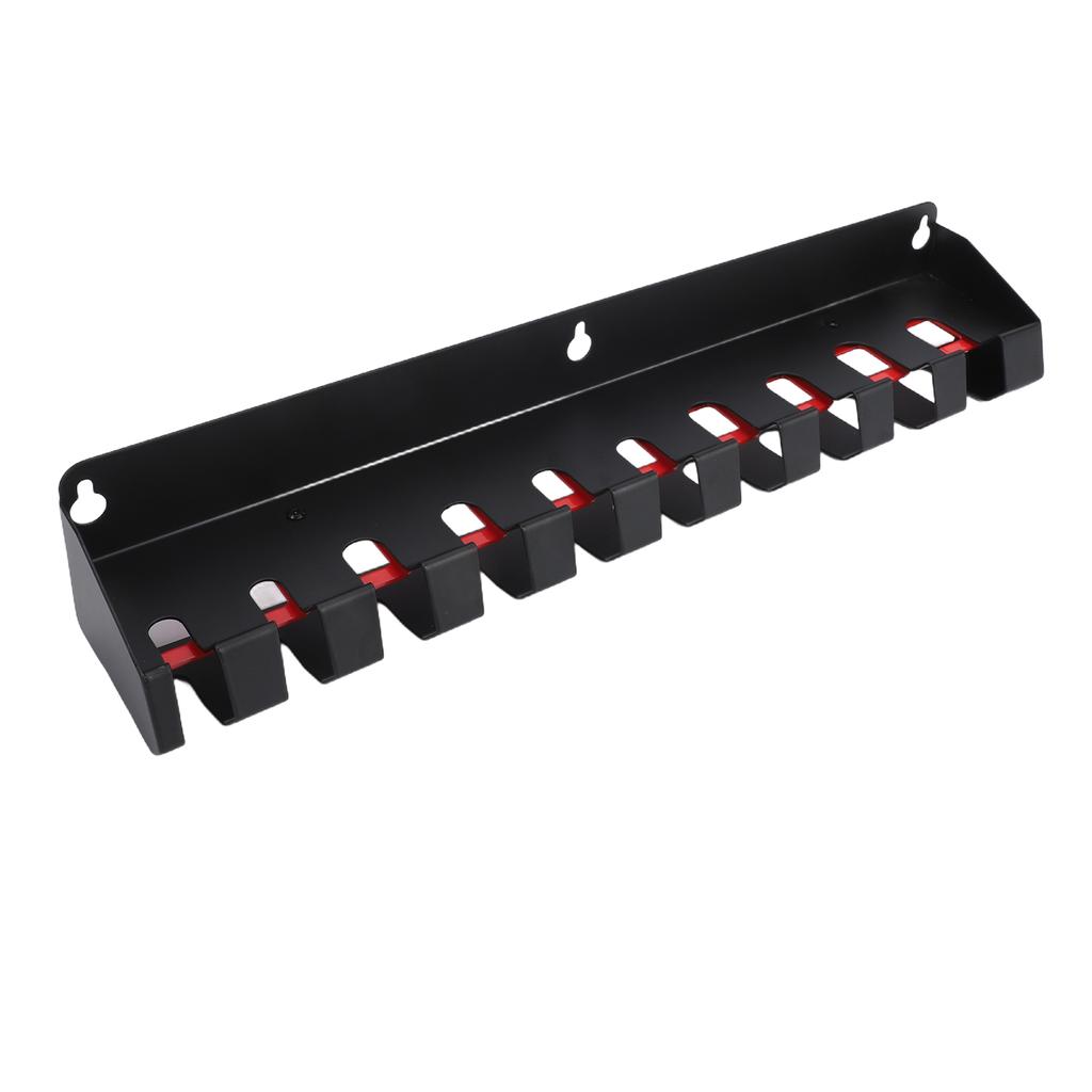 Lockable Pry Bar Holder Wall Mount Storage Organizer for Workshop Shed Home Garage Holds 10 13 Tools