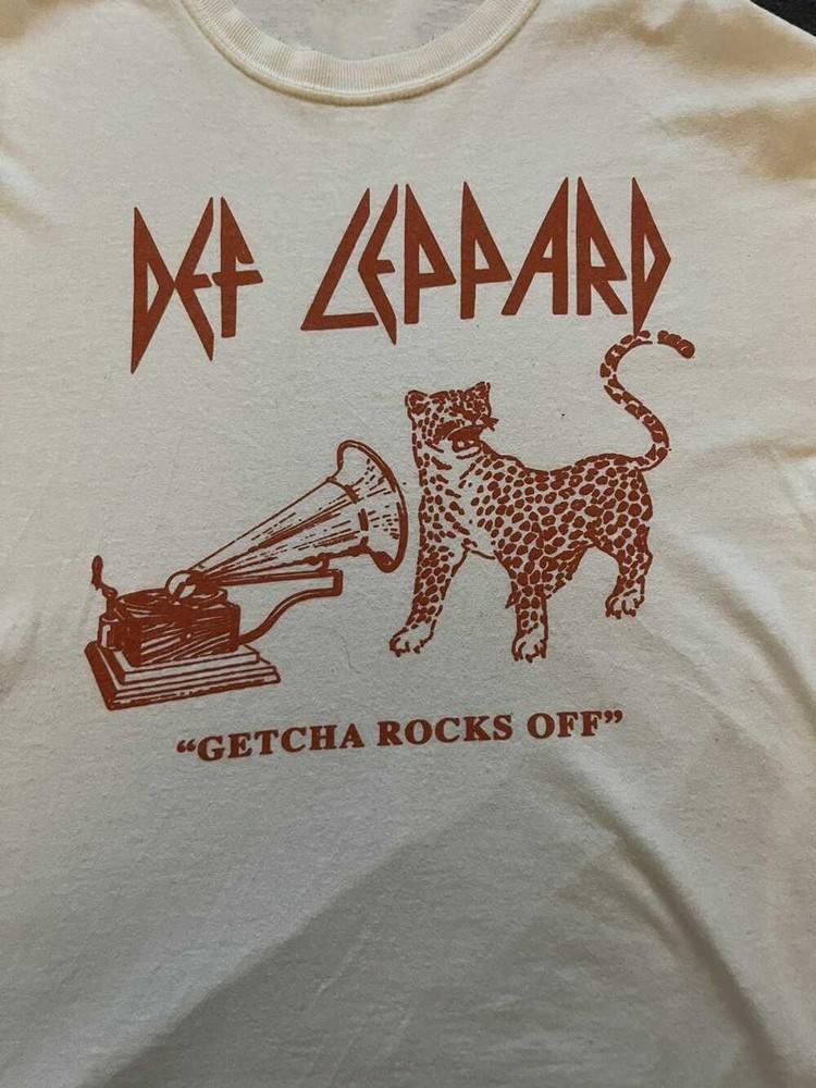 

Def Leppard Группа Getcha Rocks Of Футболка Классическая Белая Унисекс S-2345XL LI488 Унисекс Футболка XXXXL