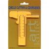 Cutter Compass - GRAINE CRÉATIVE - 15 Cm - Round Cuts - Precision - Adjustable Diameter