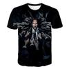 Film John Wick Grafik 3D Druck T-Shirts Herren Damen Lässig Streetwear Übergroßes Kurzarm T-Shirt Männliche T-Shirts Oberteile Mann Kleidung