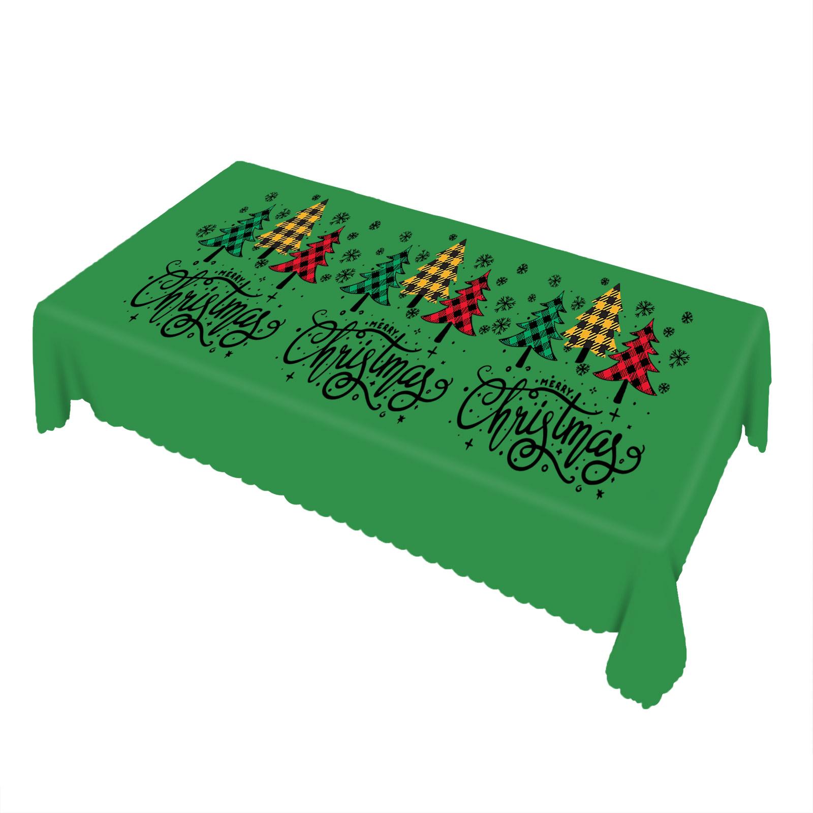 

Christmas Tablecloth Rectangular Lace Tablecloth One Size