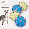 Petlimit Interactive Dog Plush Flying Disc Toy