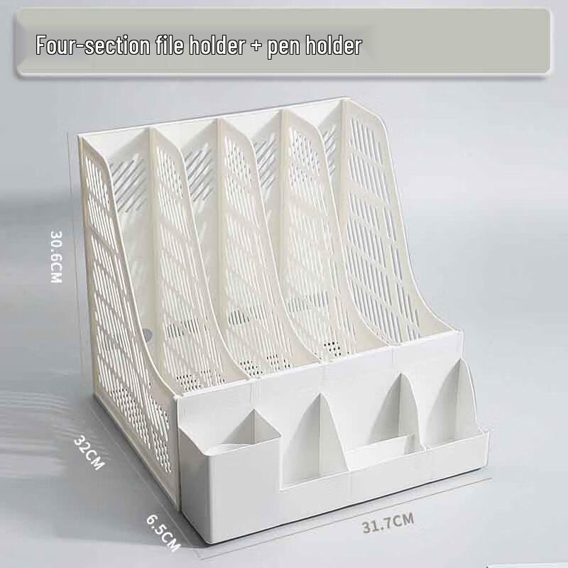 Shou Li Ares Desktop File & Pen Organizer 5-Pack