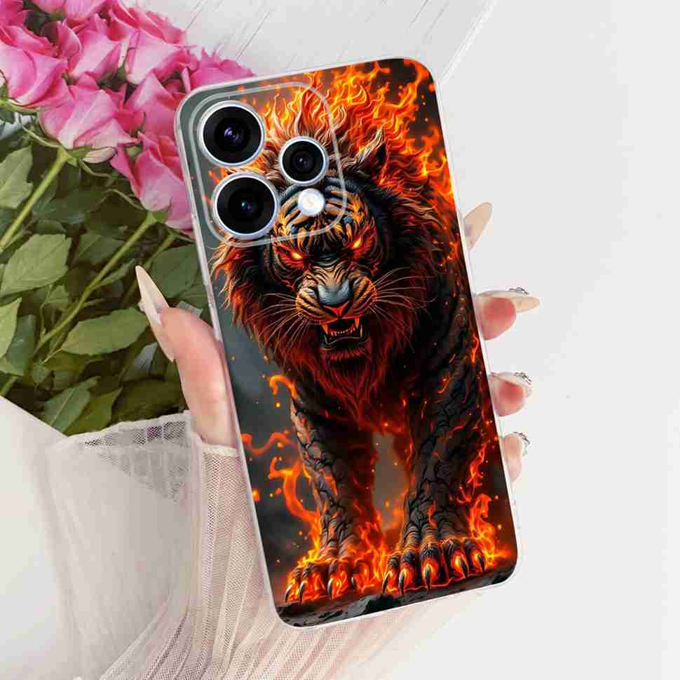 For Oppo Reno15 5G Casing 6.59" Cool Dragon Soft Silicone Back Cover For Oppo Reno 15 Reno15 5G CPH2825 Phone Shell Cases