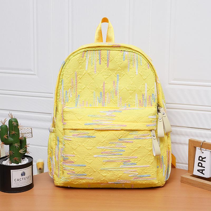 Schoolbag Female New Cartoon Graffiti Middle and High School Students Backpack Large Capacity Backpack Small Fresh Cute Students
