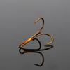 50PCS Strong Sharp Treble Hook Set High Carbon Steel Triple Fishing Hook  Trout Fishing