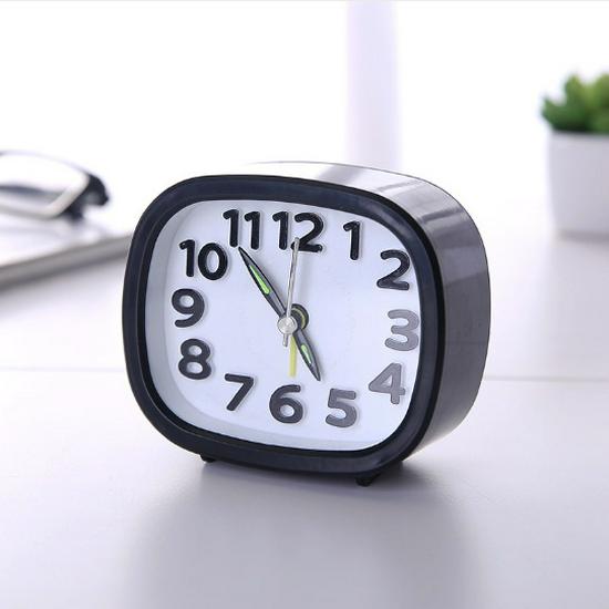 Creative Cartoon Double Bell Alarm Clock - Digital Table Clock for Bedroom, Living Room, and Students